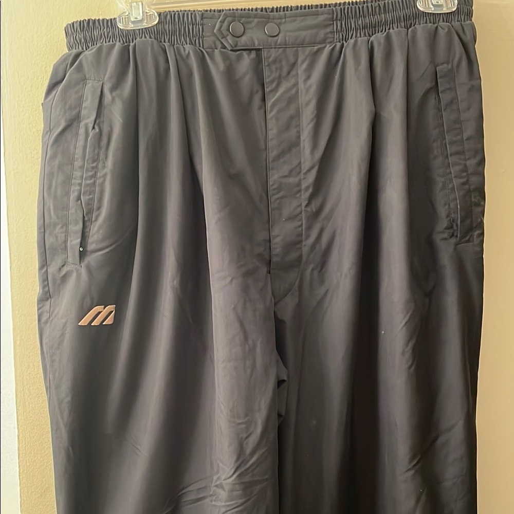 Golf Rain Pants Men's Black XXL Mizuno Performance.